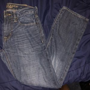 american eagle slime strait jeans